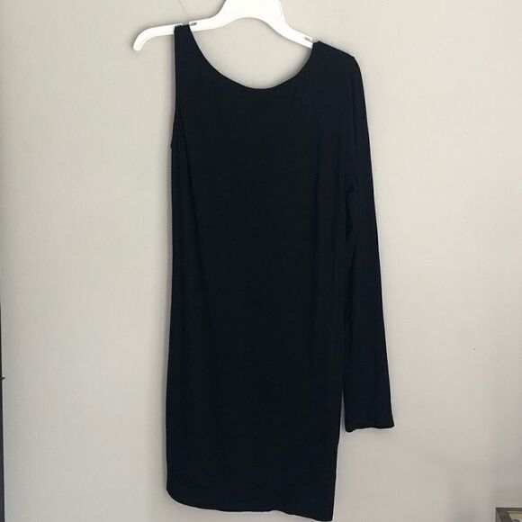 ASOS Draped Back 1 Arm Bodycon Mini Dress - Picture 2 of 8